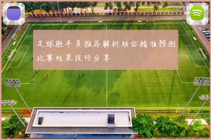 足球胜平负推荐解析助你精准预测比赛结果技巧分享